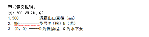 河南WN(Q)型系列挖泥泵性能及結構特點